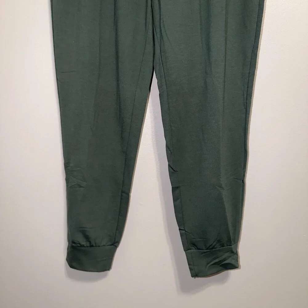 Eddie Bauer Women's Size Large Green Lounge Jogger Pants Performance Stretch Sof - Picture 5 of 7